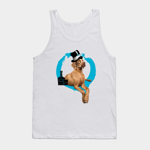 Lord Vizsla Blue Tank Top by Digital Canvas Ltd